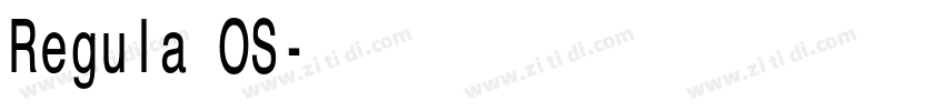 Regula OS字体转换 Regula OS字体转换